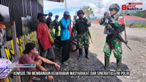 Komsos TNI Membangun Keakraban Masyarakat Dan Sinergitas TNI Polri