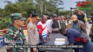 Damai! Mediasi Polres Nabire Hentikan Aksi Saling Serang di Gerbang Sadu