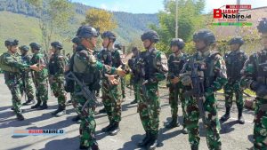 Apel gelar pasukan dalam rangka Operasi  Mantap Barata Cartenz kesiapan Pengamanan Pemilu 2024