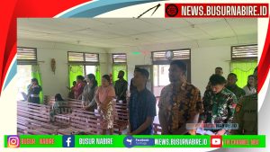 Sebagai wujud rasa syukur kepada Sang Pencipta, anggota Koramil 1705-06/Mapia melaksanakan ibadah Minggu di Gereja GKI Agape Mapia