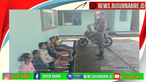 Babinsa Nabire Berikan Motivasi Kepada Pemuda-Pemudi untuk Bergabung dengan TNI AD