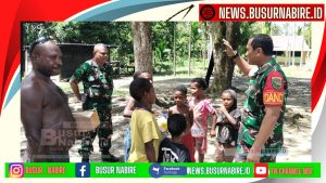 Letkol Inf Marudut H Simbolon Ajak Anak-anak Kampung Kali Harapan Tingkatkan Aktivitas Olahraga