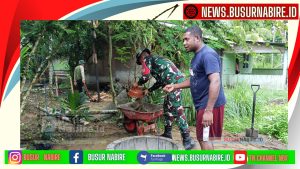 Kodim Nabire Gelar Kegiatan TNI AD Manunggal Air untuk Penuhi Kebutuhan Air Bersih Masyarakat