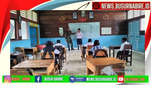 Antusiasme Pelajar SMPN 1 Topo Terima Materi Wawasan Kebangsaan dari Babinsa