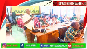 Tatap Muka Kapolres Nabire dan Tokoh Masyarakat: Sinergi Jaga Keamanan