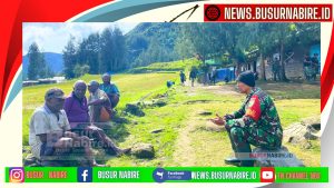 Danramil Homeyo Laksanakan Komunikasi Sosial dengan Warga Kampung Pogapa