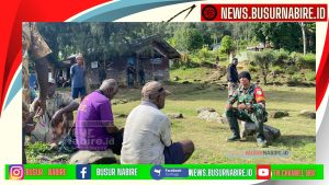 Danramil Homeyo Laksanakan Komunikasi Sosial dengan Warga Kampung Pogapa