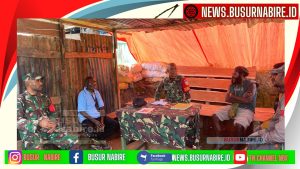 Danramil dan Babinsa Homeyo Sosialisasikan serta Lakukan Pendataan Penerimaan Calon Prajurit TNI AD
