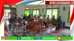 Anggota Koramil Mapia Laksanakan Ibadah Minggu di GKI Agape Mapia untuk Meningkatkan Iman dan Rasa Syukur kepada Tuhan