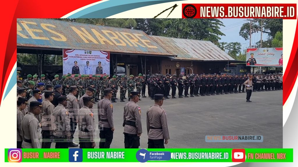 Dalam rangka menjaga keamanan dan ketertiban masyarakat (Harkamtibmas) selama tahapan Pemilihan Kepala Daerah (Pilkada) 2025, Polda Papua Tengah menggelar apel kesiapan pengamanan 