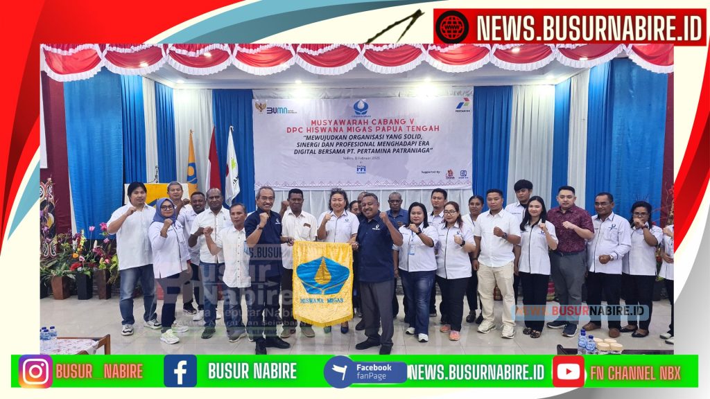 Yeheskiel Imbiri Resmi Pimpin DPC Hiswana Migas Papua Tengah 2025-2029