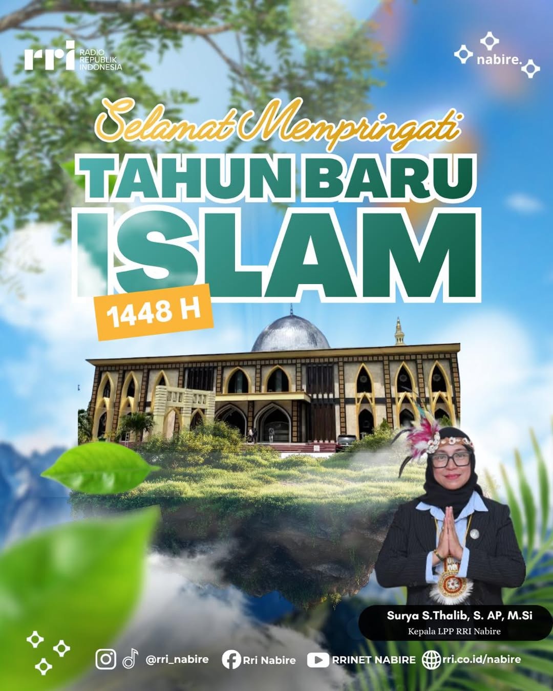 🌙 Selamat Memperingati Tahun Baru Islam 1 Muharram 1448 Hijriah.Semoga pergantian tahun ini men