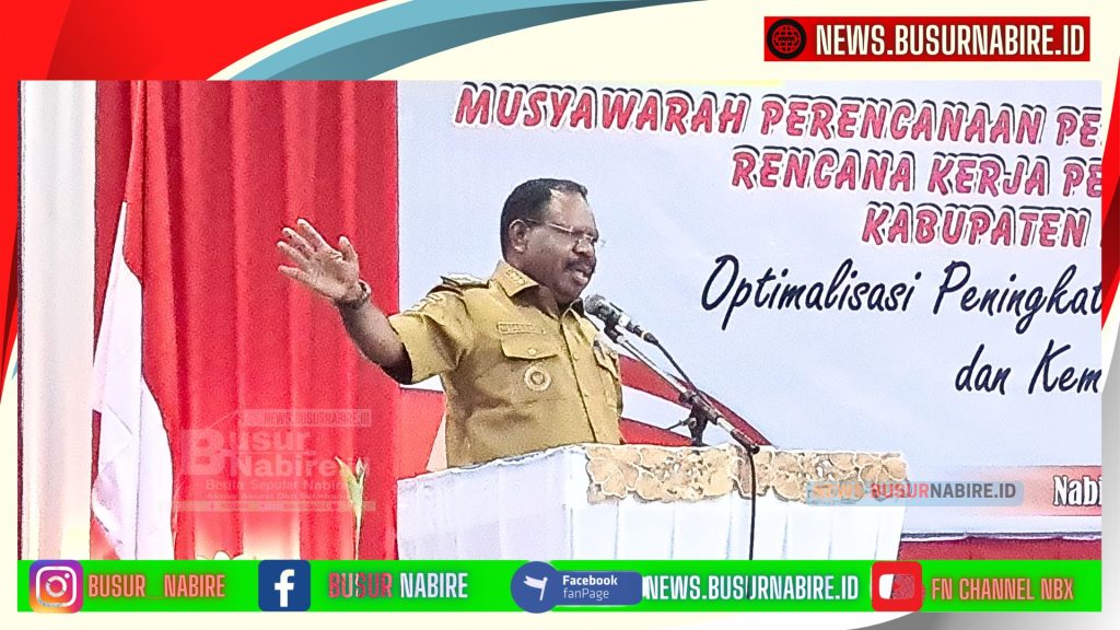 Bupati Magai juga menyampaikan mengenai pentingnya pemberdayaan ekonomi masyarakat melalui pemanfaatan potensi yang ada di setiap zona. Ia menekankan bahwa Kabupaten Nabire harus menjadi pusat pertumbuhan ekonomi yang inklusif, dengan memanfaatkan sumber daya alam dan potensi perdagangan yang ada.