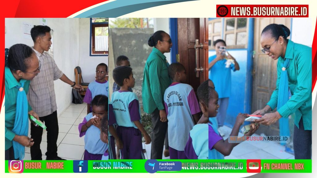 Kunjungan Kasih Ny. Nurhaidah Meki Nawipa: Membangun Masa Depan Anak Papua Tengah Melalui Pendidikan 