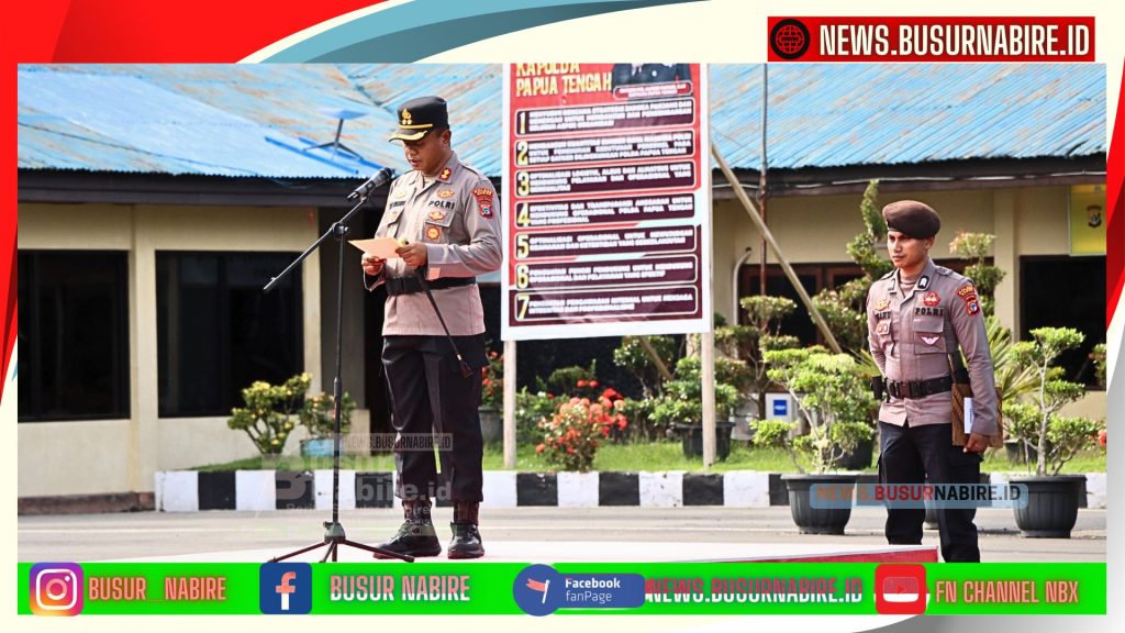 Kapolres AKBP Samuel D. Tatiratu menyampaikan apresiasi mendalam atas dedikasi, loyalitas, dan integritas para anggota