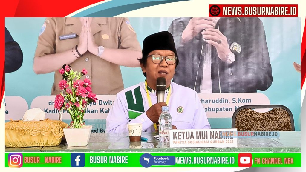 Ketua MUI Kabupaten Nabire, KH Rohimin Abdurrahman, yang membuka kegiatan secara resmi, menekankan bahwa ibadah kurban harus dilandasi ilmu agar tidak keluar dari koridor syariat. 