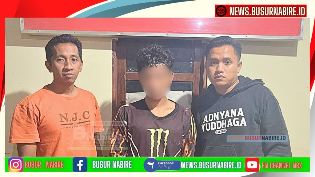Pelaku berinisial ARL, pria kelahiran Menado, 22 Oktober 2001, yang berdomisili di wilayah Smoker, diamankan setelah adanya laporan dari masyarakat mengenai aktivitas mencurigakan yang mengarah pada tindak penyalahgunaan narkotika.  (Foto: Satresnarkoba Polres Nabire)