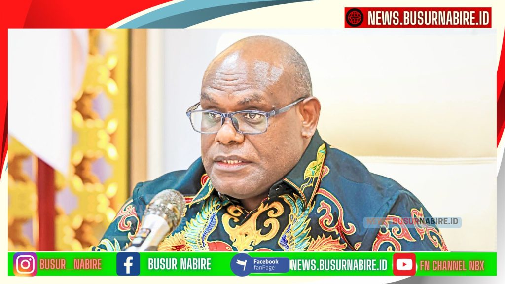 dipimpin oleh Gubernur Papua Tengah, Meki Fritz Nawipa, S.H., yang juga menjabat sebagai Ketua Asosiasi Pemerintah Daerah Se-Tanah Papua (Dok: Busur Nabire)