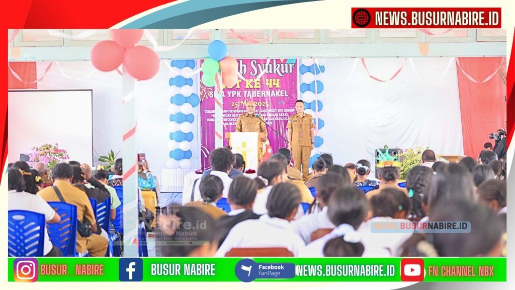 Sekolah Menengah Atas Yayasan Pendidikan Kristen (SMA YPK Tabernakel) memperingati Hari Ulang Tahun (HUT) ke-44 dengan penuh sukacita dan semangat pelayanan (Foto: Istimewa)