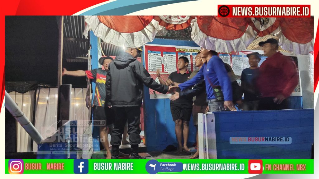 Patroli Polres Nabire dilaksanakan secara menyeluruh dan humanis, menyasar wilayah terdampak seperti Kelurahan Girimulyo, Nabarua, Siriwini, Kalibobo, hingga Wadio (Foto: Busur Nabire)