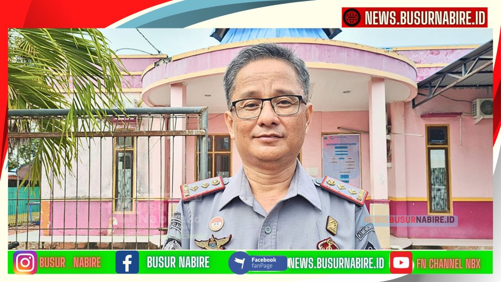 Kepala Lapas Nabire, Edi Saputra, SH, MH, membenarkan insiden pelarian 19 warga binaan yang terjadi pada Senin, 2 Juni 2025 sekitar pukul 10.30 WIT. (Foto: Busur Nabire)