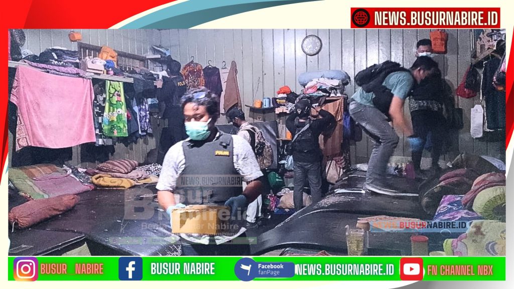Suasana Saat Dilakukan Sweeping Di Lapas Nabire (Foto: Busur Nabire)