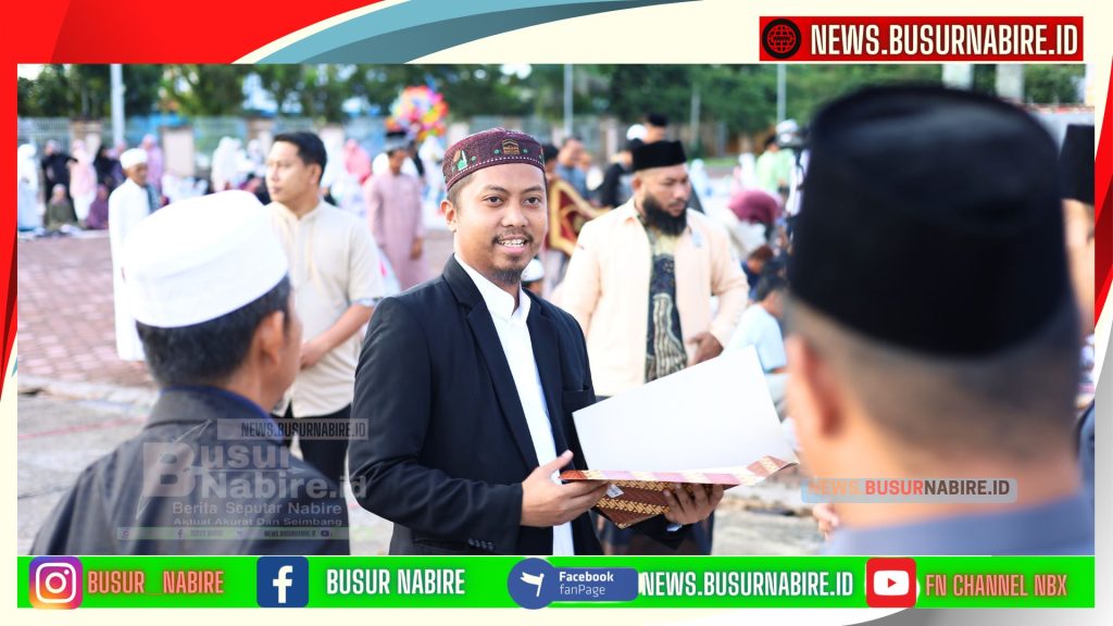 Ardi ST usai melaksanakan Sholat Idul Adha (Foto: Ardi)