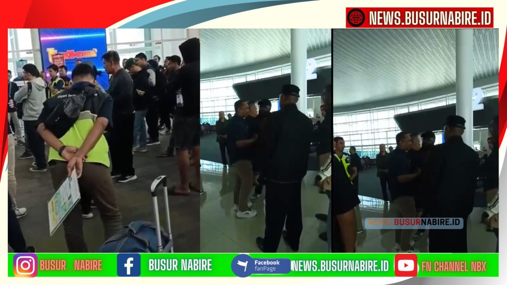 Sejumlah anggota Dewan Perwakilan Rakyat Provinsi Papua Tengah mengalami keterlambatan penerbangan dengan Maskapai Sriwijaya di bandara Sultan Hasanuddin Makassar (Foto: Busur Nabire)