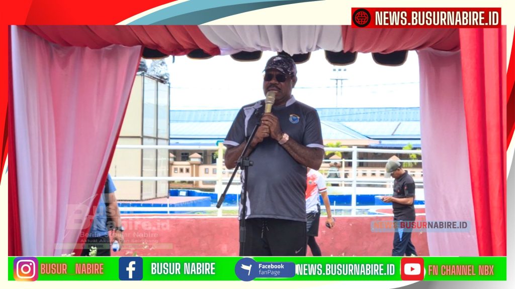 Resmi diluncurkan oleh Bupati Nabire, Mesak Magai, S.Sos., M.Si. (Foto: Busur Nabire)