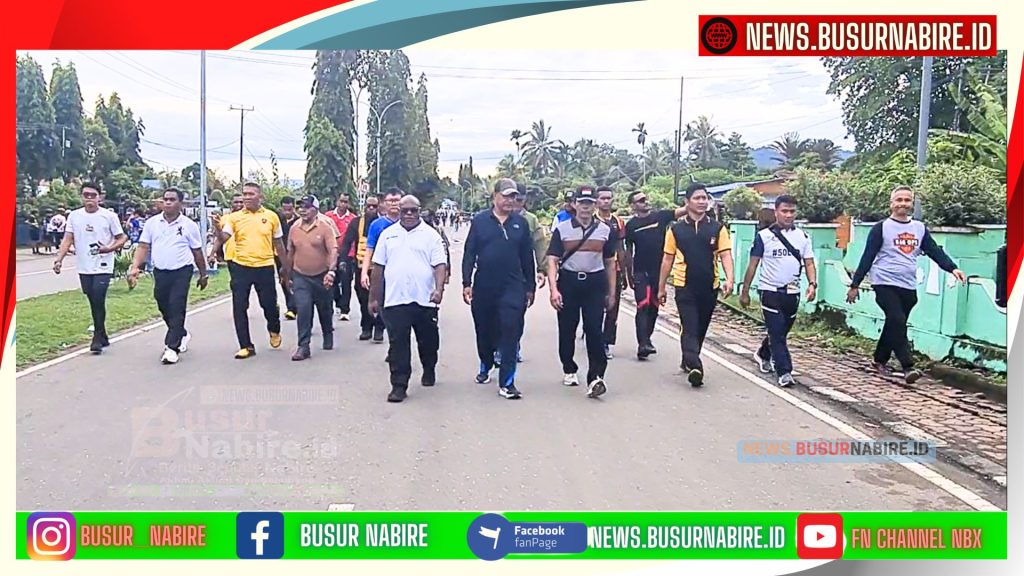 Car Free Day Resmi Diluncurkan di Nabire: Sambutan Bupati dan Antusiasme Warga Warnai CFD Perdana (Foto: Busur Nabire)