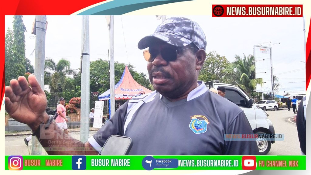 Ketika ditemui awak media di sela-sela kegiatan, Bupati Mesak mengungkapkan bahwa saat ini RSU Nabire telah memulai proses pembenahan melalui pergantian manajemen dan direktur baru (Foto: Busur Nabire)