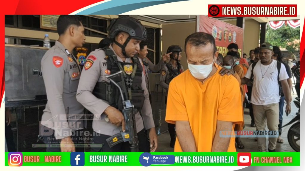 Kepolisian Resor Nabire melalui Satuan Reserse Kriminal (Satreskrim) berhasil mengungkap kasus pencabulan terhadap anak di bawah umur yang mengguncang warga Kelurahan Kalibobo (Foto: Busur Nabire)