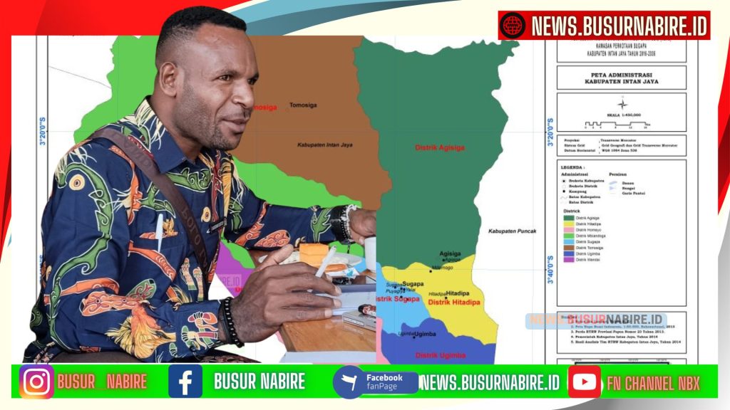 Yustinus Wandagau Desak Pemkab Intan Jaya Segera Tetapkan Perda Letak Geografis Wilayah (Foto: Busur Nabire)