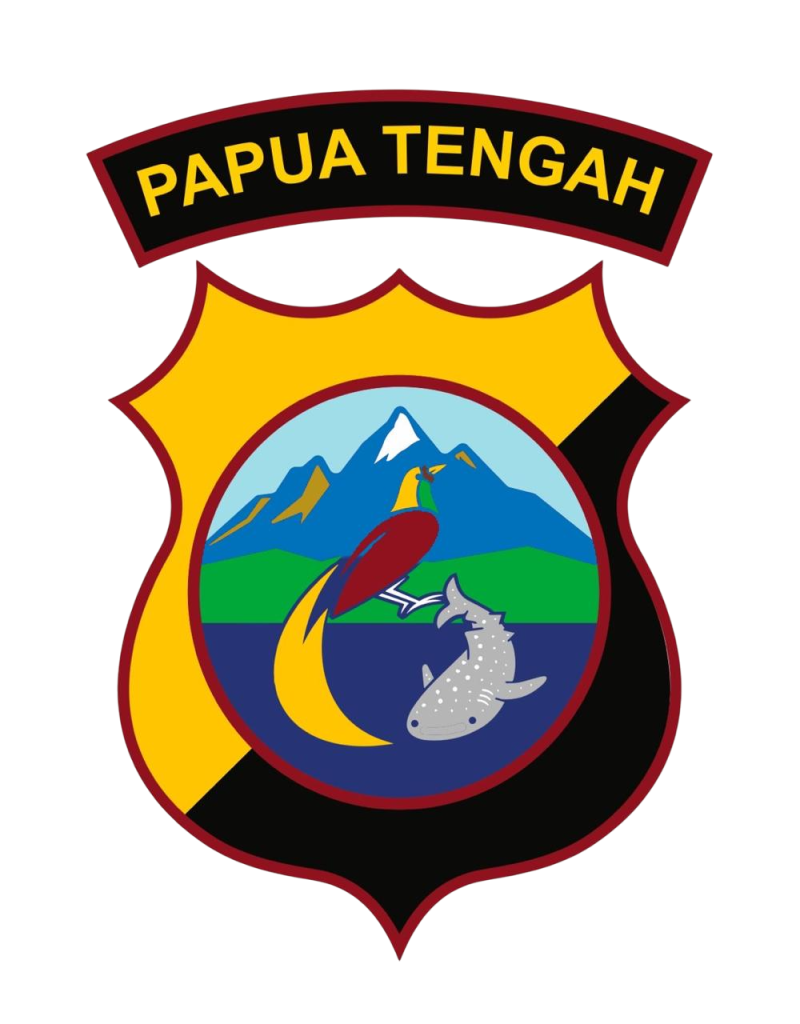 Logo Resmi Polda Papua Tengah Kini Tersedia dalam Format PNG, Dapat Diunduh untuk Keperluan Resmi dan Publikasi (Foto: Istimewa)