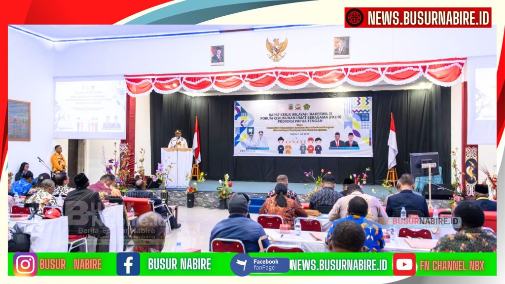 Gubernur Meki Nawipa: FKUB Harus Jadi Garda Depan Toleransi di Papua Tengah (Foto: Busur Nabire)