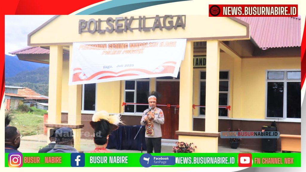 Brigjen Pol. Alfred Papare Resmikan Gedung Mapolsek Ilaga, Dorong Stabilitas Keamanan (Foto: Humas Polres Puncak)