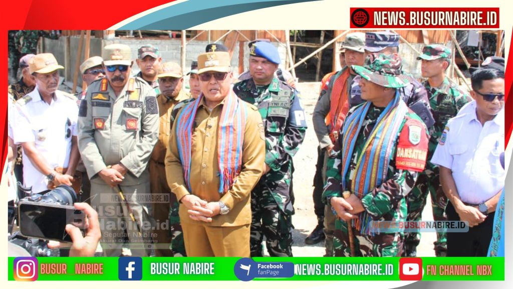 Wakil Bupati Nabire Burhanuddin Pawennari Terharu: TNI Hadirkan Harapan Lewat TMMD ke-125 (Foto: Busur Nabire)