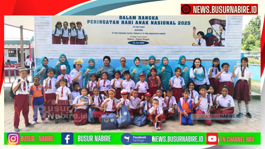 TP PKK Pusat Hadir di Nabire, Meriahkan HAN 2025 (Foto: Busur Nabire)