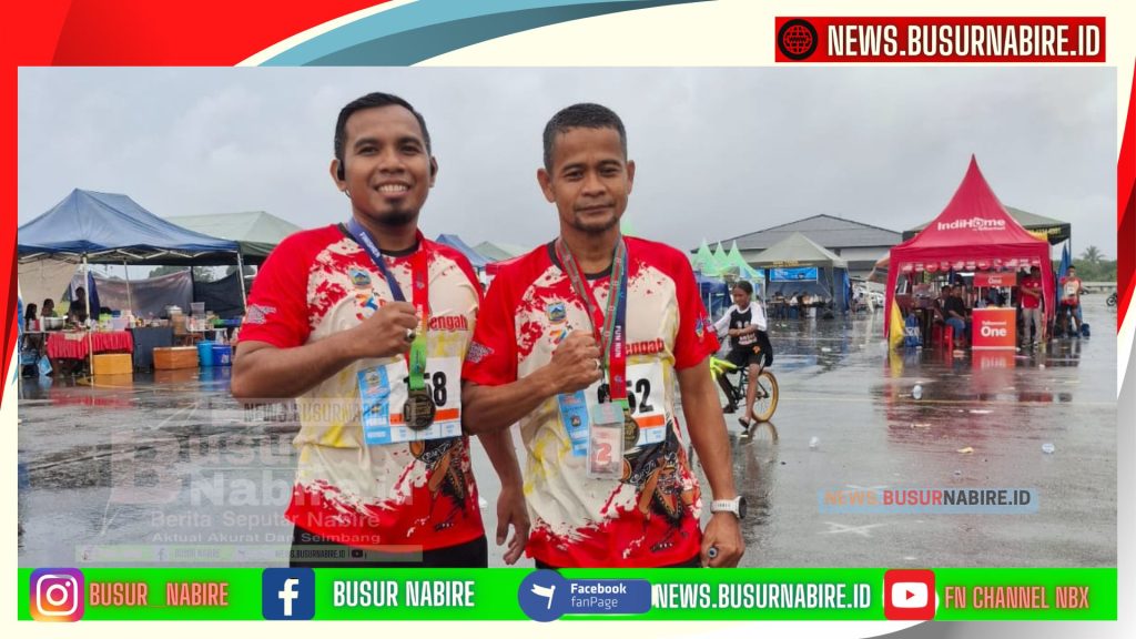 Usai Fun Run Khairil Amrillah foto bersama rekan (Foto: Istimewa)
