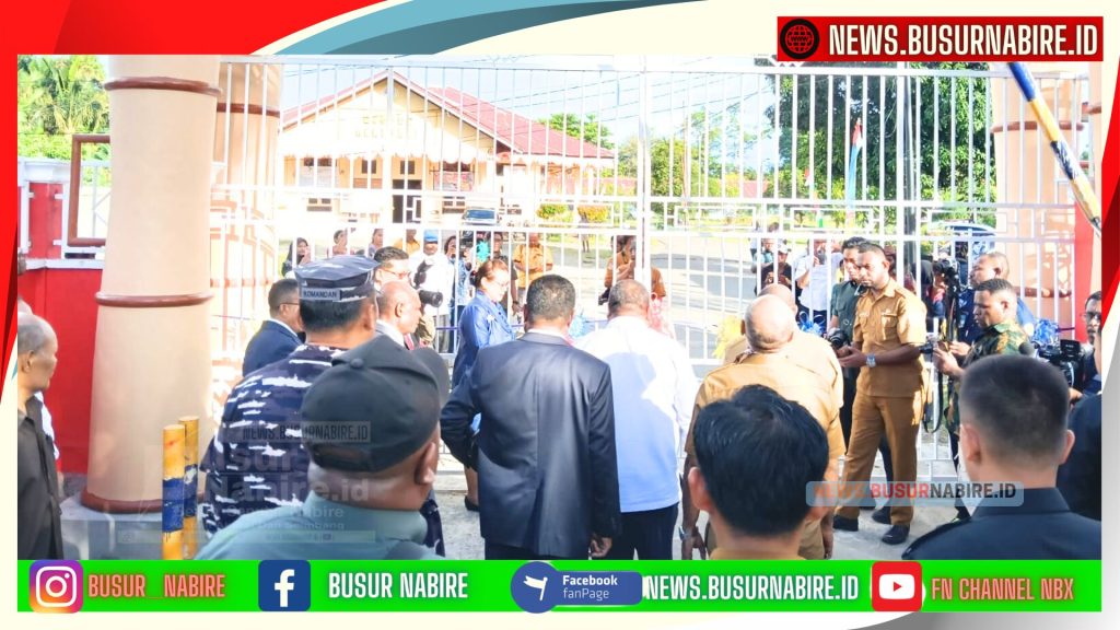 Peresmian Gabura Uwin Oleh Gubernur Papua Tengah ( Foto: Busur Nabire)