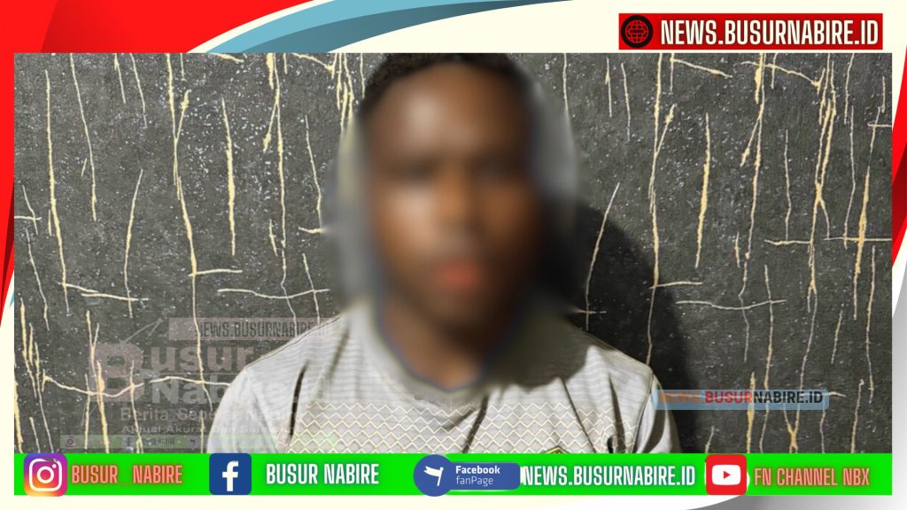 Pelaku yang diketahui bernama MP(20), warga Jayanti, Distrik Nabire Barat