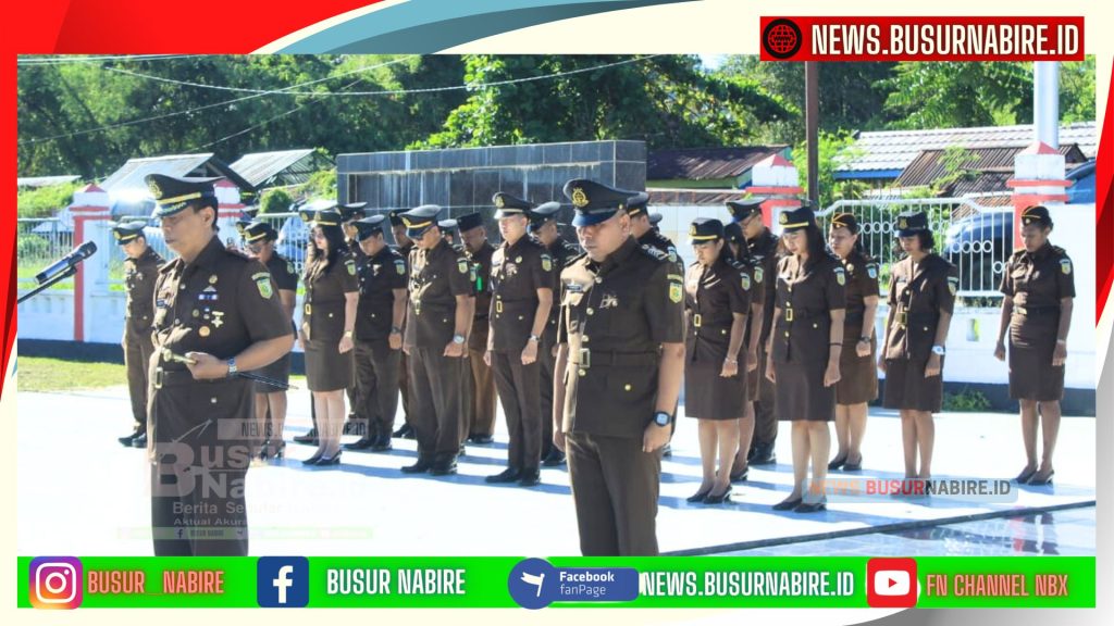 Peringati HUT IAD ke-XXV, Kejari Nabire Gelar Ziarah Khidmat ke TMP Margalayu (Foto: Busur Nabire)