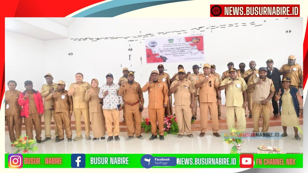 Kegiatan yang sarat nilai seni dan nasionalisme ini resmi dibuka oleh Wakil Bupati Deiyai, Ayub Pigome, (Foto: Humas Deiyai)