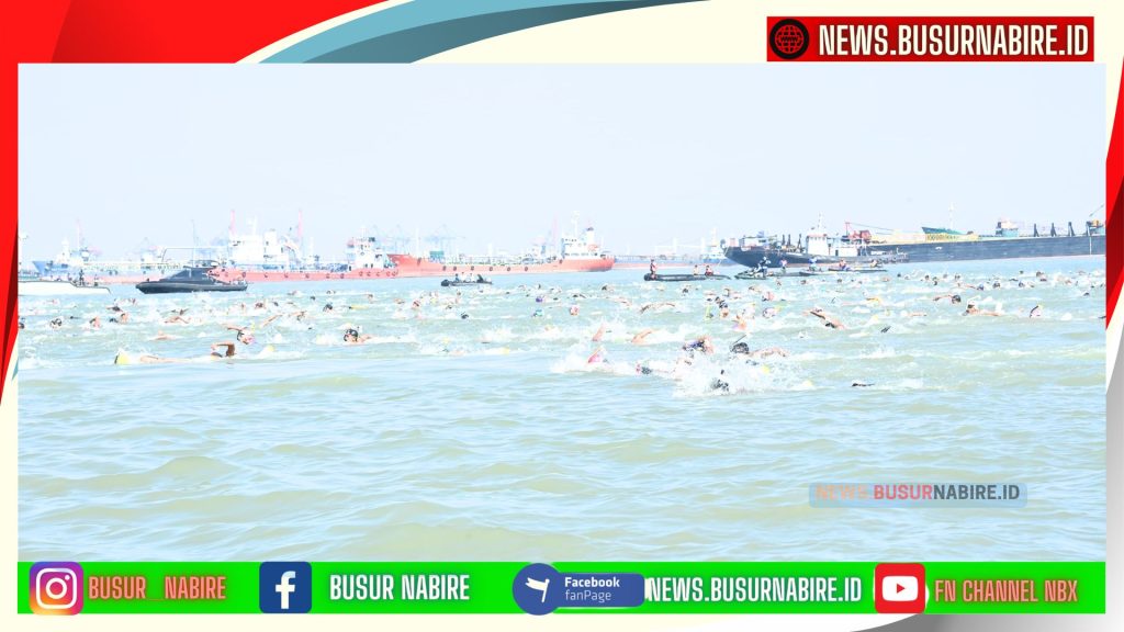Alexa Wambrauw Pemuda Papua Tengah Taklukkan Selat Madura (Foto: BusurNabire)