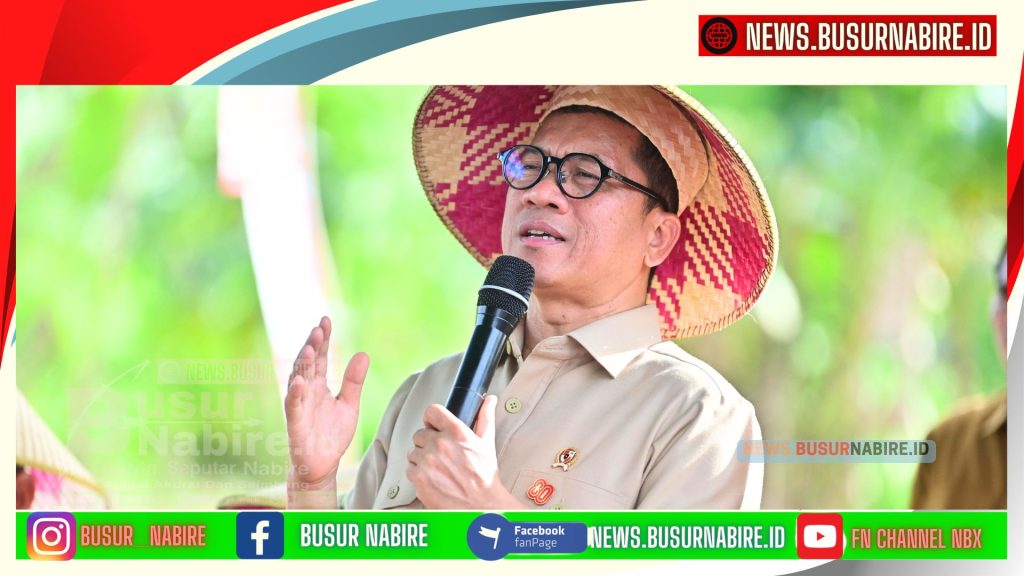 Menteri Desa dan Pembangunan Daerah Tertinggal (Mendes PDT), Yandri Susanto, menegaskan bahwa kolaborasi TEKAD dengan Kopdes Merah Putih akan menjadi tonggak penting dalam memperkuat ekonomi desa (Foto: BusurNabire)
