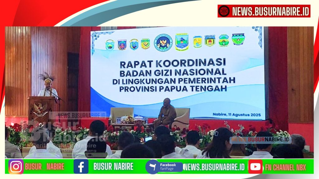Kepala BGN, Dr. Ir. Dadang Indaryana, yang menyampaikan arahan penting terkait pelaksanaan Program Makan Bergizi Gratis (MBG) di wilayah tersebut (Foto: BusurNabire)
