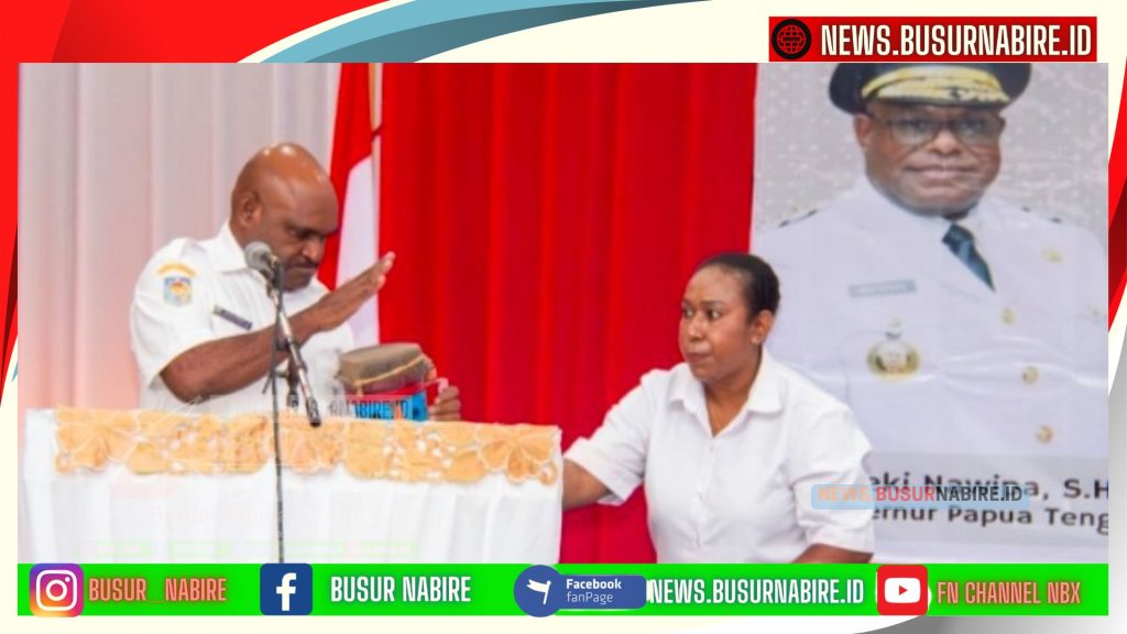 Plt. Asisten I Setda Papua Tengah, Jarius Asgimbau (Foto: Busur Nabire)