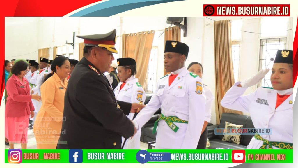 Kapolres Puncak, Kompol Mardi Marpaung, juga menyampaikan apresiasi kepada seluruh anggota Paskibra (Foto: Humas Polres Puncak)