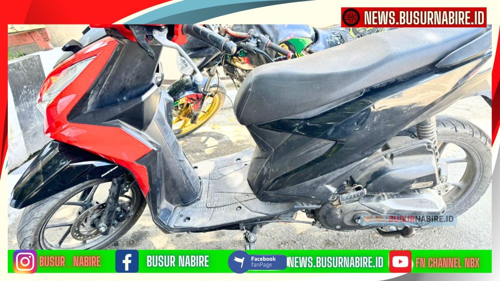 Barang Bukti Motor Curian (Foto: Polres Nabire)