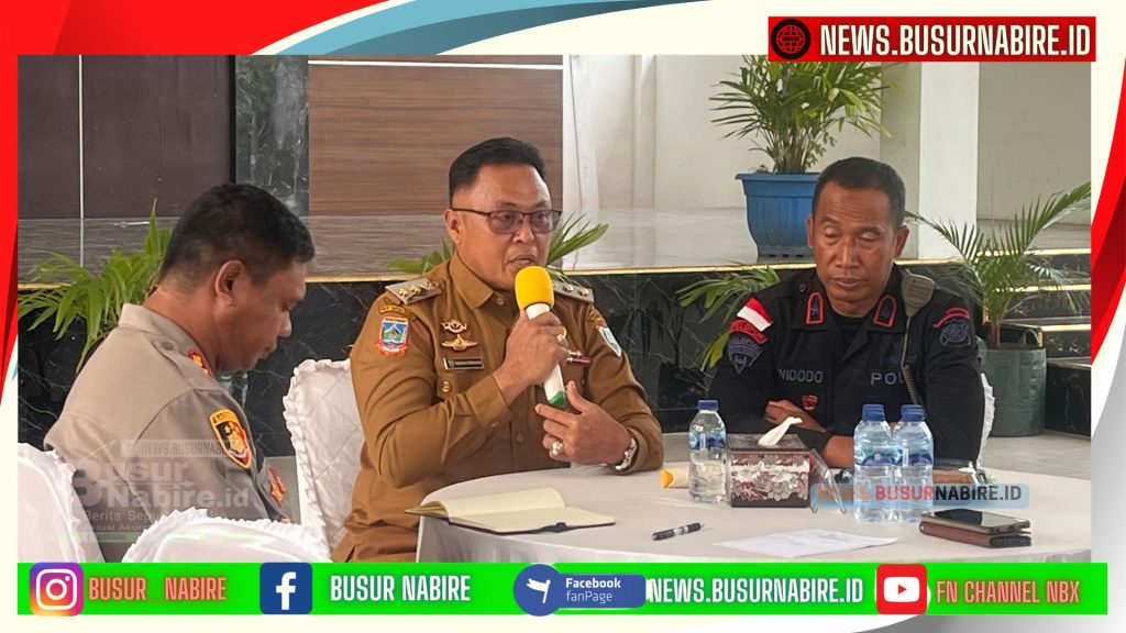 Wakil Bupati Burhanuddin Pawennari Tegaskan Pentingnya Sinergi dalam Coffe Morning Polres Nabire (Foto: BusurNabire)
